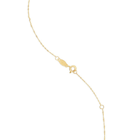 Pendant with Peridot in 10kt Yellow Gold Pendant with Peridot in 10kt Yellow Gold