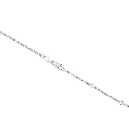 50cm (20") 1.5mm-2mm Width Wheat Chain in Sterling Silver 50cm (20") 1.5mm-2mm Width Wheat Chain in Sterling Silver