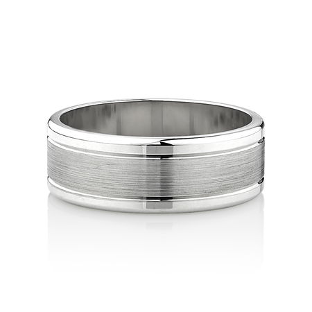 Wedding Band in 10kt White Gold Wedding Band in 10kt White Gold