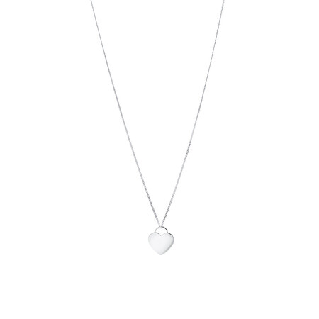 Engravable Heart Pendant in Sterling Silver Engravable Heart Pendant in Sterling Silver