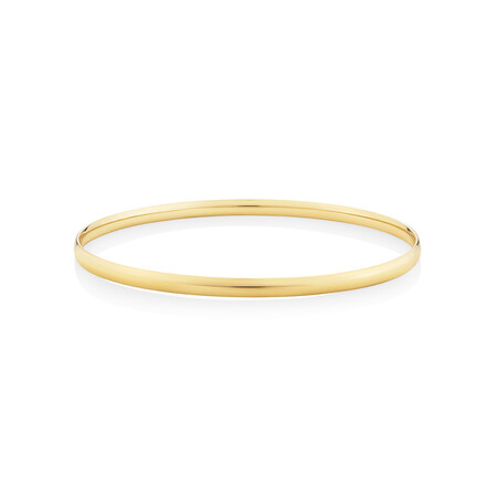 Bangle in 10kt Yellow Gold Bangle in 10kt Yellow Gold