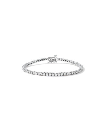 Tennis Bracelet with 3 Carat TW of Diamonds in 10ct White Gold Tennis Bracelet with 3 Carat TW of Diamonds in 10ct White Gold