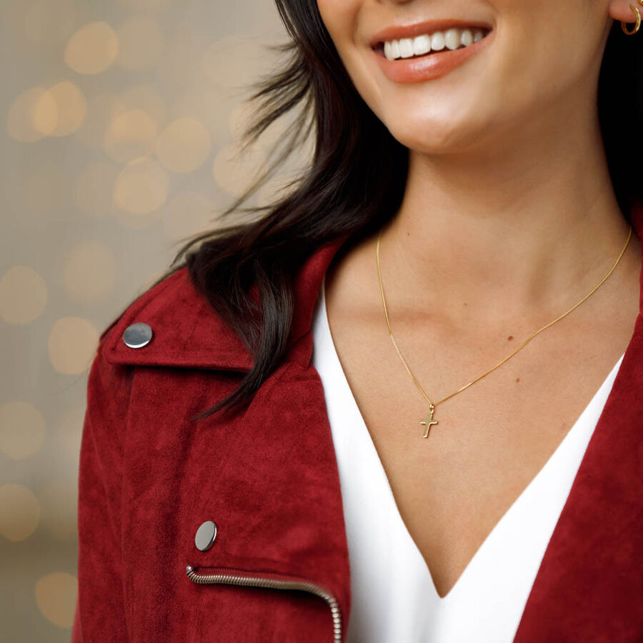 Cross Pendant in 10ct Yellow Gold