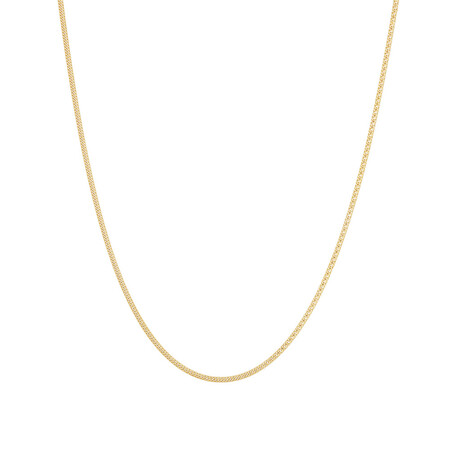 45cm (18") Double Curb Chain in 10ct Yellow Gold 45cm (18") Double Curb Chain in 10ct Yellow Gold