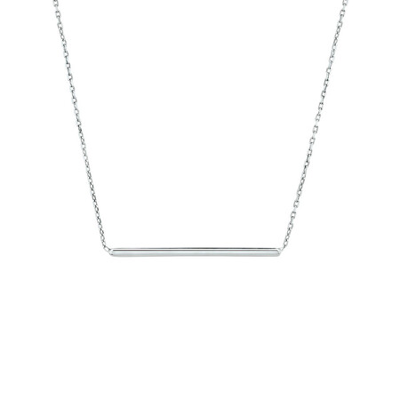 Bar Necklace in Sterling Silver Bar Necklace in Sterling Silver