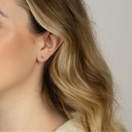 3mm Ball Stud Earrings in 10kt Yellow Gold 3mm Ball Stud Earrings in 10kt Yellow Gold