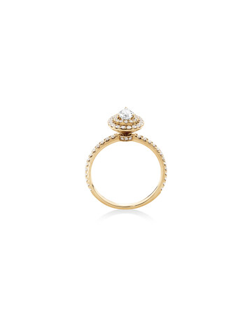 Double Halo Ring with 0.71 Carat TW of Diamonds in 18kt Yellow Gold Double Halo Ring with 0.71 Carat TW of Diamonds in 18kt Yellow Gold