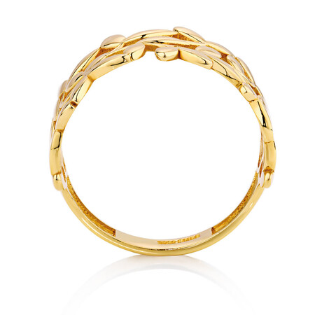 Olive Leaf Ring in 10kt Yellow Gold Olive Leaf Ring in 10kt Yellow Gold