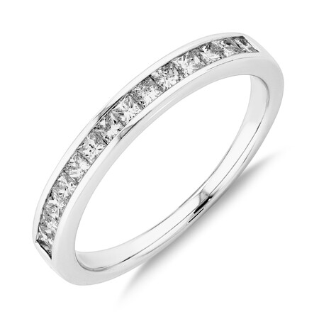 Evermore Wedding Band with 0.50 Carat TW of Diamonds in 14kt White Gold