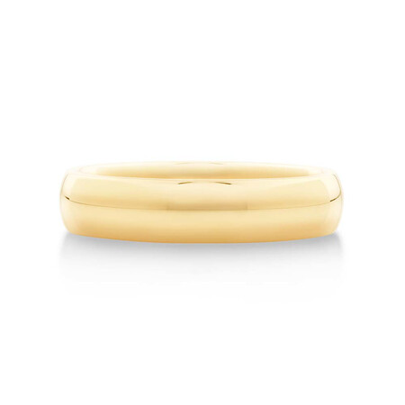 High Domed Wedding Band in 10ct Yellow Gold High Domed Wedding Band in 10ct Yellow Gold