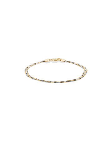 19cm (7.5") Fancy Bracelet in 10ct Yellow & White Gold 19cm (7.5") Fancy Bracelet in 10ct Yellow & White Gold