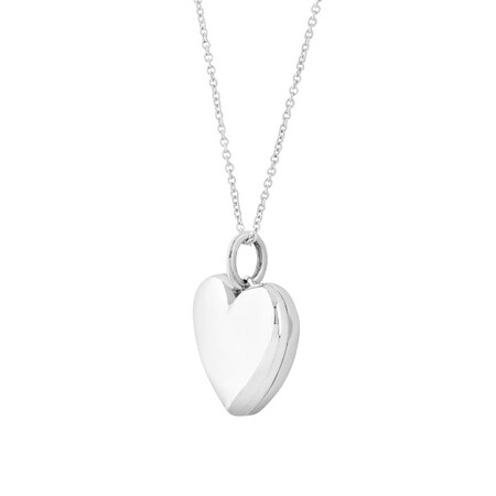 Heart Locket in Sterling Silver Heart Locket in Sterling Silver