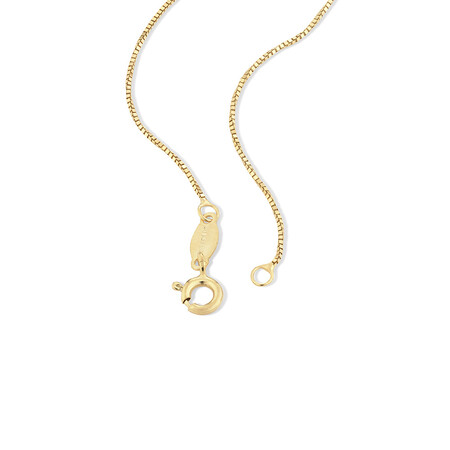 50cm (20") Box Chain in 10kt Yellow Gold 50cm (20") Box Chain in 10kt Yellow Gold