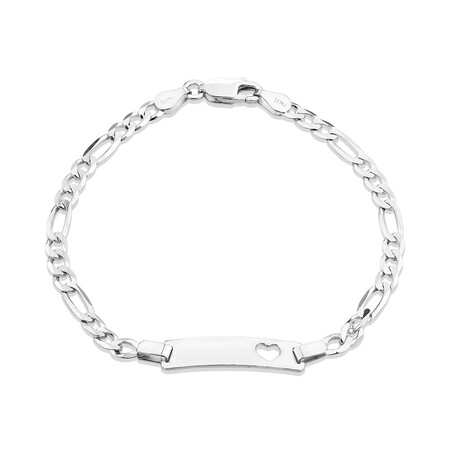 Identity Bracelet in Sterling Silver Identity Bracelet in Sterling Silver