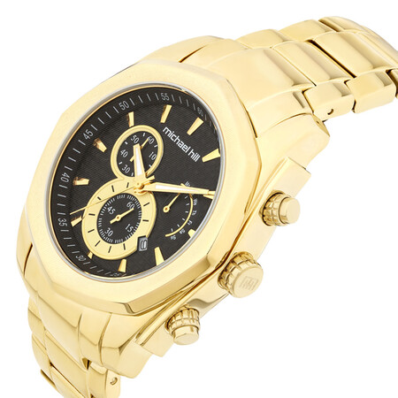 Men's Chronograph Watch in Gold Tone Stainless Steel Men's Chronograph Watch in Gold Tone Stainless Steel