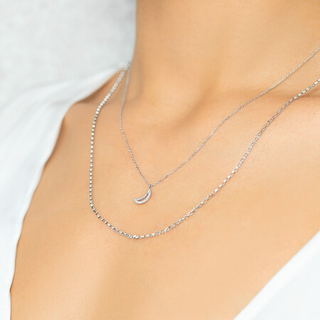50cm (20") Belcher Chain in 10kt White Gold 50cm (20") Belcher Chain in 10kt White Gold
