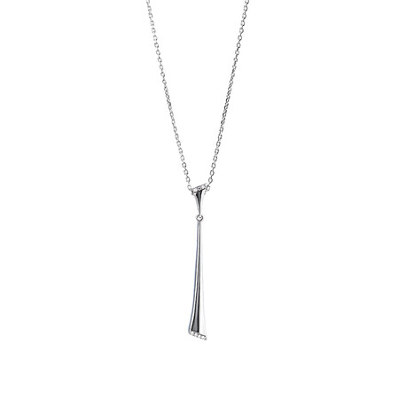 Pendant with Diamonds in Sterling Silver Pendant with Diamonds in Sterling Silver