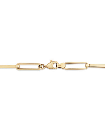 21cm (8") 4.5mm Hollow Paperclip Bracelet in 10kt Yellow Gold 21cm (8") 4.5mm Hollow Paperclip Bracelet in 10kt Yellow Gold