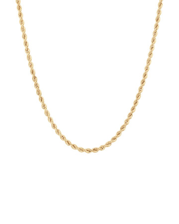 45cm (18") Rope Chain in 10ct Yellow Gold 45cm (18") Rope Chain in 10ct Yellow Gold