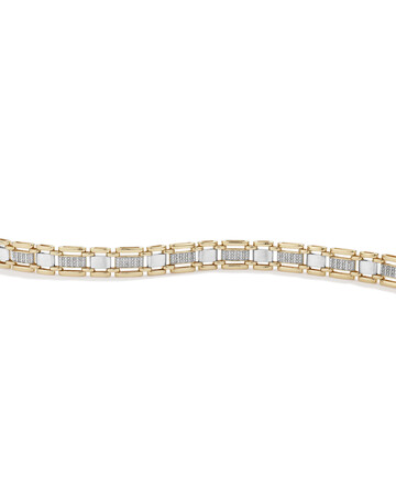 Bracelet with 1/2 Carat TW of Diamonds in 10kt Yellow Gold Bracelet with 1/2 Carat TW of Diamonds in 10kt Yellow Gold