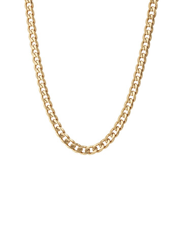 55cm (22") 6.5mm-7mm Width Solid Curb Chain in 10kt Yellow Gold 55cm (22") 6.5mm-7mm Width Solid Curb Chain in 10kt Yellow Gold