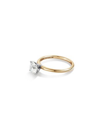 1.25 Carat Laboratory-Created Diamond Ring in 14kt Yellow & White Gold 1.25 Carat Laboratory-Created Diamond Ring in 14kt Yellow & White Gold