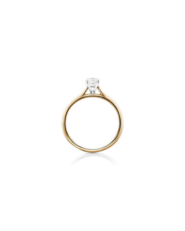 Evermore Certified Solitaire Engagement Ring with a 0.50 Carat TW Diamond in 14kt Yellow/White Gold Evermore Certified Solitaire Engagement Ring with a 0.50 Carat TW Diamond in 14kt Yellow/White Gold
