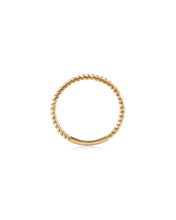 Twisted Band Ring in 10kt Yellow Gold Twisted Band Ring in 10kt Yellow Gold