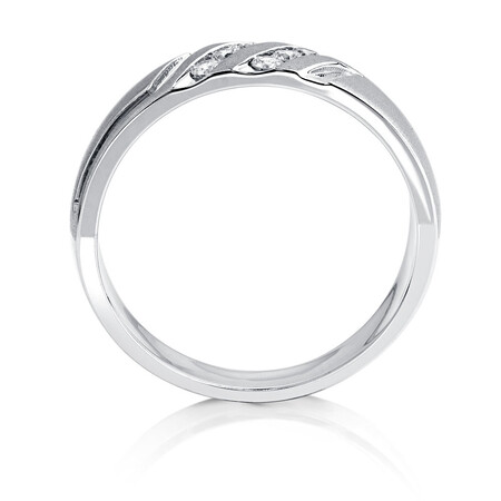 Men's Ring with 1/4 Carat TW of Diamonds in 10ct White Gold Men's Ring with 1/4 Carat TW of Diamonds in 10ct White Gold