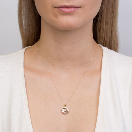 Everlight Pendant with 0.33 Carat TW of Diamonds in 10ct Yellow Gold Everlight Pendant with 0.33 Carat TW of Diamonds in 10ct Yellow Gold