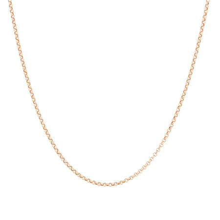 60cm (24") Hollow Belcher Chain in 10kt Rose Gold 60cm (24") Hollow Belcher Chain in 10kt Rose Gold