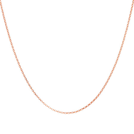 40cm (16") Fine Belcher Chain in 10ct Rose Gold 40cm (16") Fine Belcher Chain in 10ct Rose Gold