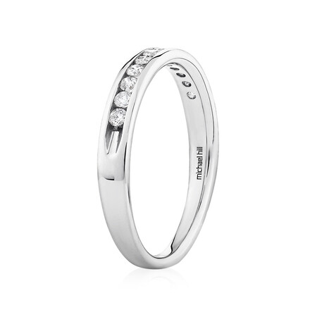 Wedding Band with 1/4 Carat TW of Diamonds in 14kt White Gold Wedding Band with 1/4 Carat TW of Diamonds in 14kt White Gold