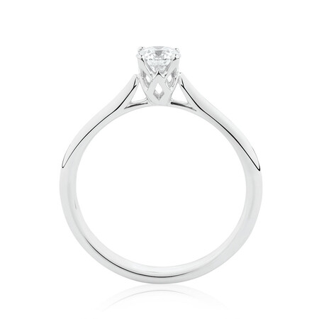 Southern Star Solitaire Engagement Ring with a 0.34 Carat TW Diamond in 14ct White Gold Southern Star Solitaire Engagement Ring with a 0.34 Carat TW Diamond in 14ct White Gold