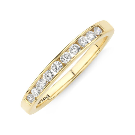 Evermore Wedding Band with 0.25 Carat TW of Diamonds in 18ct Yellow Gold Evermore Wedding Band with 0.25 Carat TW of Diamonds in 18ct Yellow Gold