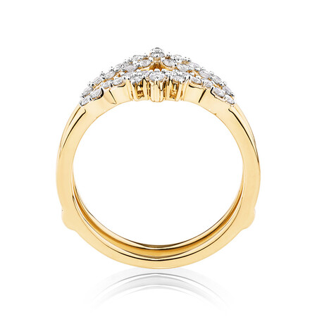 Evermore Enhancer Ring with 0.33 Carat TW Of Diamonds in 10kt Yellow Gold Evermore Enhancer Ring with 0.33 Carat TW Of Diamonds in 10kt Yellow Gold
