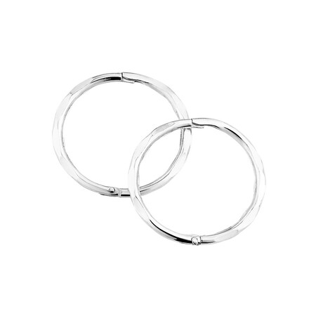 14mm Sleepers in Sterling Silver 14mm Sleepers in Sterling Silver