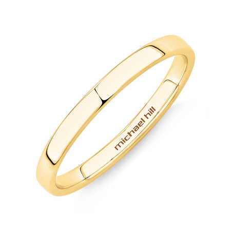Lite Half Round Wedding Band in 10kt Yellow Gold Lite Half Round Wedding Band in 10kt Yellow Gold