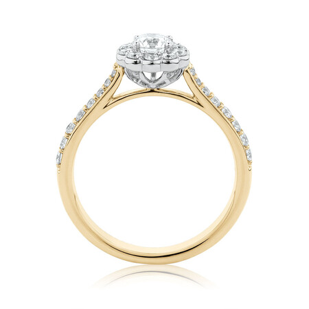 Southern Star Engagement Ring with 3/4 Carat TW of Diamonds in 14ct Yellow & White Gold Southern Star Engagement Ring with 3/4 Carat TW of Diamonds in 14ct Yellow & White Gold