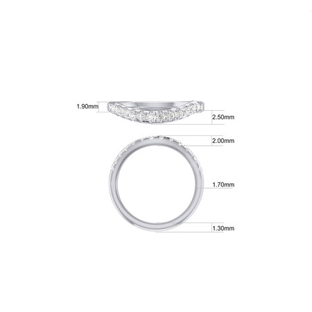 Bridal Set with 1 3/4 Carat TW of Diamonds in 14kt White Gold Bridal Set with 1 3/4 Carat TW of Diamonds in 14kt White Gold
