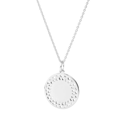 Lotus Pendant in Sterling Silver Lotus Pendant in Sterling Silver