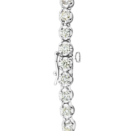Tennis Bracelet with 4.0 Carat TW of Diamonds in 14kt White Gold Tennis Bracelet with 4.0 Carat TW of Diamonds in 14kt White Gold