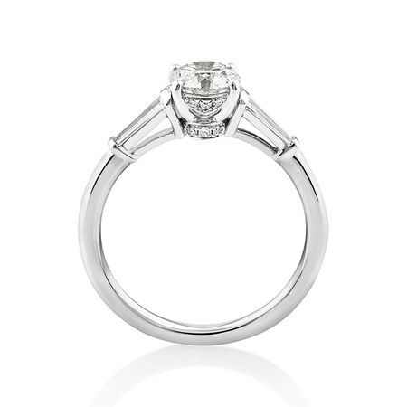 Sir Michael Hill Designer Engagement Ring with 1.13 Carat TW Diamonds in 18kt White Gold Sir Michael Hill Designer Engagement Ring with 1.13 Carat TW Diamonds in 18kt White Gold