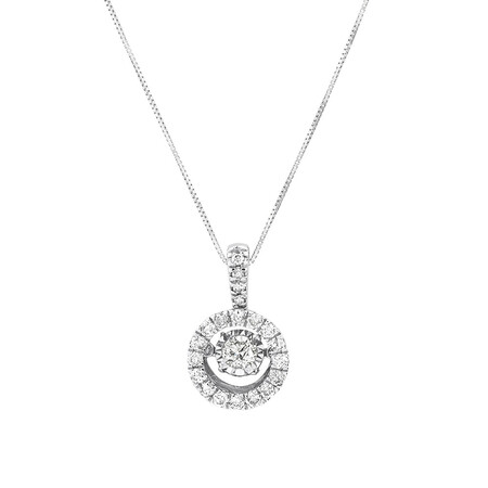 Everlight Pendant with 1/2 Carat TW of Diamonds in 14ct White Gold Everlight Pendant with 1/2 Carat TW of Diamonds in 14ct White Gold