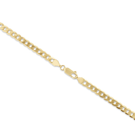 55cm (22") Curb Chain in 10kt Yellow Gold 55cm (22") Curb Chain in 10kt Yellow Gold