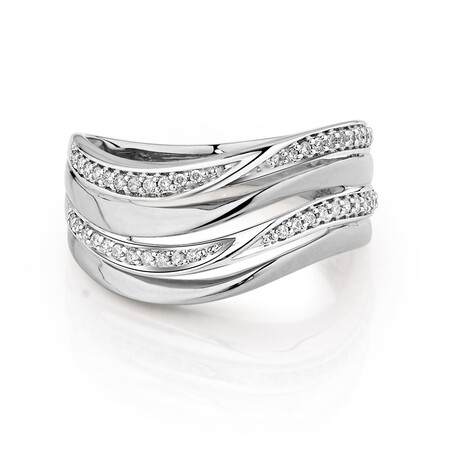 Online Exclusive - Ring with 0.20 Carat TW of Diamonds in Sterling Silver Online Exclusive - Ring with 0.20 Carat TW of Diamonds in Sterling Silver