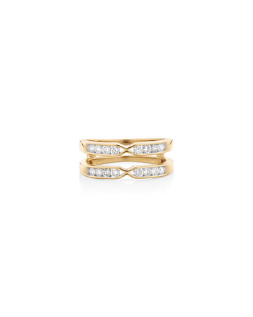 Enhancer Ring with 1/2 Carat TW of Diamonds in 14kt Yellow Gold Enhancer Ring with 1/2 Carat TW of Diamonds in 14kt Yellow Gold