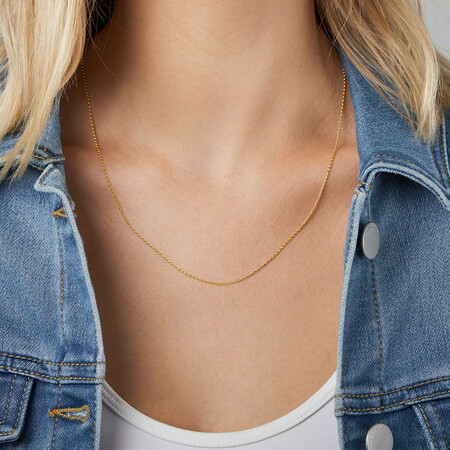 55cm (22") Solid Belcher Chain in 10kt Yellow Gold 55cm (22") Solid Belcher Chain in 10kt Yellow Gold