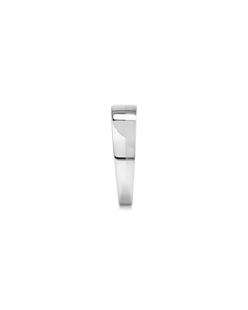 Men's Ring with Diamonds in 10ct White Gold Men's Ring with Diamonds in 10ct White Gold