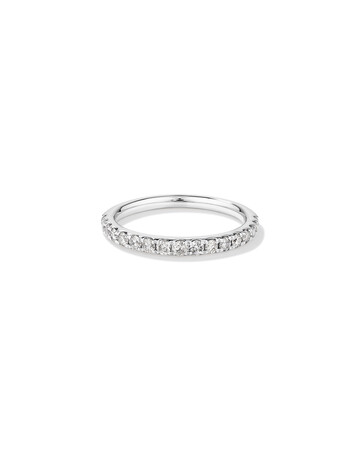 Wedding Band with 1/2 Carat TW of Diamonds in 14ct White Gold Wedding Band with 1/2 Carat TW of Diamonds in 14ct White Gold